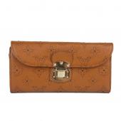 Louis Vuitton Mahina Leather M95550 Coffee Wallet Ladies