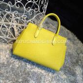 Cheap Louis Vuitton Marly Calfskin Handbag Yellow Replica