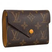 Louis Vuitton Monogram Canvas Compact Curieuse Wallet Yellow 18927001