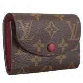 Louis Vuitton Monogram Canvas Rosalie Coin Purse Dark Red 18926993