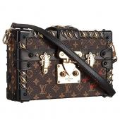 Louis Vuitton Monogram Canvas Studded Petite Malle Trunk Bag  18926986