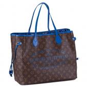 Cheap Louis Vuitton Monogram Neverfull GM Grand Bleu