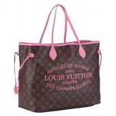 Louis Vuitton Monogram Neverfull GM Rose Velours