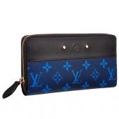 Louis Vuitton Monogram NoirBlue Zippy Wallet  18926652