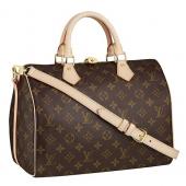 Louis Vuitton Monogram Speedy 30 with Shoulder Strap