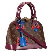 Louis Vuitton Monogram Totem Alma Plum Replica