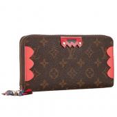 Louis Vuitton Monogram Totem Zippy Wallet Flamingo