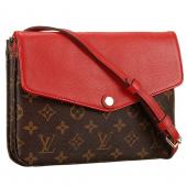 Cheap Louis Vuitton Monogram Twinset Red