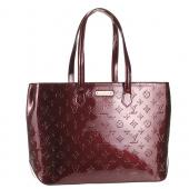 Louis Vuitton Monogram Vernis Wilshire MM Purple Replica