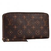 Louis Vuitton Monogram Zippy Wallet With Studs