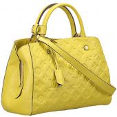 Louis Vuitton Montaigne Empreinte MM Citrine 607512