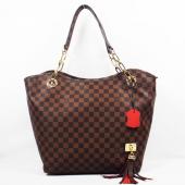 Louis Vuitton Damier Canvas N07838 Brown Canvas Medium Bags