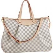 Replica Louis Vuitton Damier Canvas N41111 Black 2way Ladies