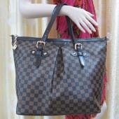 Louis Vuitton Damier Canvas N48215 Leather 2way Ladies