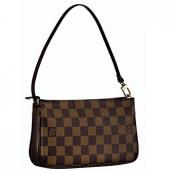 Louis Vuitton Damier Canvas N51983 Brown Small Ladies Bag