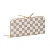 Louis Vuitton Damier Canvas N63072 Beige Canvas Ladies Wallet