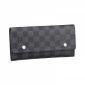 Louis Vuitton Damier Canvas N63084 Grey Small Mens Wallet Replica