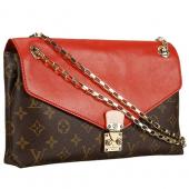 Louis Vuitton Pallas Chain Bag Red 608251