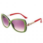 Louis Vuitton Petal Motif Green Frame Sunglasses 308113 Replica