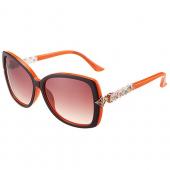 Replica Louis Vuitton Petal Motif Orange Frame Sunglasses 308116