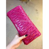 Miu Miu Clutch Genuine Leather Red Bag