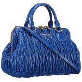 Miu Miu Matelasse Doctor Blue Bag