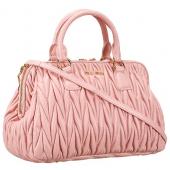 Miu Miu Matelasse Doctor Pink Bag