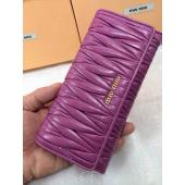 Replica Miu Miu Purse Leather Purple