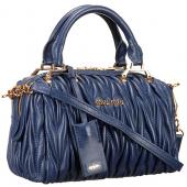 Miu Miu  Handle Dark Blue Replica