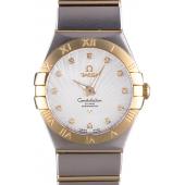 Cheap Omega Constellation Gold Bezel Two Tone Band som95  621475