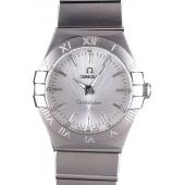 Omega Constellation Grey Dial Stainless Steel Band  621458