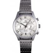 Omega DeVille Stainless Steel Links White Dial  621561