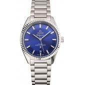 Omega Globemaster Blue Dial Stainless Steel Case And Bracelet