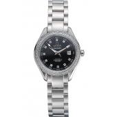 Omega Seamaster Aqua Terra Black Dial Diamond Case Stainless Steel Bracelet  622449 Replica