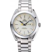 Omega Seamaster Aqua Terra Ivory Dial Black And Yellow Seconds Hand Stainless Steel Bracelet  622525