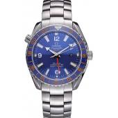 Replica Omega Seamaster Blue Dial Stainless Steel Bracelet  622038