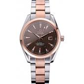 Omega Seamaster Brown Dial Two Tone  622168