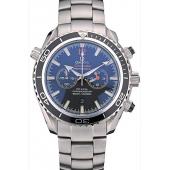 Omega Seamaster Planet Ocean Black Tachymeter Black Dial Stainless Steel Strap 80240