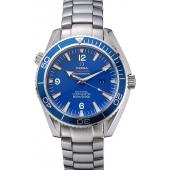 Omega Seamaster Planet Ocean Blue Dial Stainless Steel Bracelet  622537 Replica