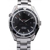 Omega Seamaster Planet Ocean Co-axial Black Case Black Dial 98103 Replica