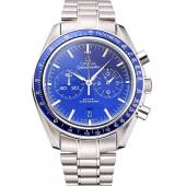 Omega Speedmaster Blue Dial Stainless Steel Case And Bracelet  622802