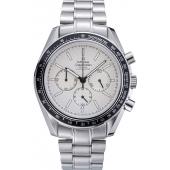 Omega Speedmaster White Dial Stainless Steel Strap  622049 Replica