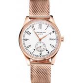 Patek Philippe Calatrava Small Seconds White Dial Rose Gold Case And Bracelet Replica