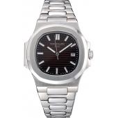 Patek Philippe Nautilus Brown Dial Stainless Steel Case  622721 Replica