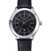 Piaget Gouverneur Stainless Steel Black Dial 621983