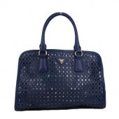 Prada  11037 Ladies Lambskin Blue