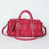 Prada  1407 Ladies 2way Lambskin Handbag Replica