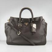 Replica Prada  1558 2way Lambskin Coffee