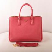 Prada  16625M Leather Pink Handbag