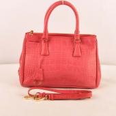 Prada  16625S Handbag Crocodile Pink